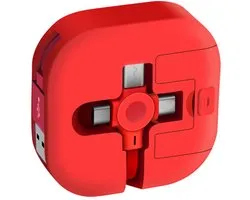 Câble de charge multiple, câble de charge multiple de 1,2 m, câble USB rétractable, chargeur multiple 3-en-1, charge rapide avec port Lightning/type C/Micro USB adapté aux téléphones portables, iPhone, iPads, Galaxy, Huawei, PS,