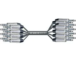 MUSIC STORE MCO 1.5PPE8-16Y Multicore 1,5m Insertcore, 16xMojack/8xStejack - Analoge multicore kabel