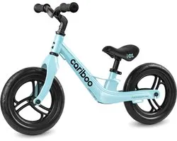 Cariboo Magnesium Pro - Loopfiets - Vanaf 2 jaar - voor Jongens en Meisjes - 12 inch - Blauw - Anti-lek EVA Banden - Verstelbaar Stuur en Zadel