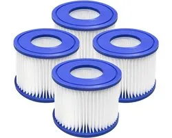 Filter VI - Geschikt voor Bestway Lay-Z-Spa Miami - 4 stuks - 10,4 cm diameter