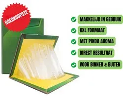 EXTRA PUISSANTS XXL Pièges Gluants 8 Pièces - Aroma Cacahuète - Piège Gluant Professionnel pour Nuisibles & Insectes - Prêt à l'Emploi & Non Toxique