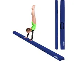 Flipflex - Turnbalk voor thuis - Opvouwbaar - 3 meter lang - Blauw