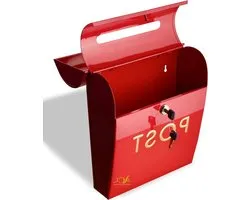 Wall Mounted Lockable Mailbox with Easy Access - Mailbox Upgrade for Stylish and Durable Home Security - Strong Construction, Easy Installation