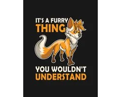 Furry Fandom Fursona Fursuit Notitieboek 8.5x11 - 100 Pagina's - Notebook / Dagboek / Journal