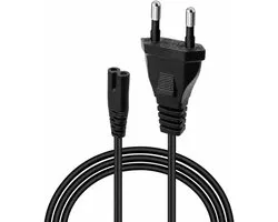 2-polige netsnoer met eurostekker C7 voor JBL PartyBox 110,310,710