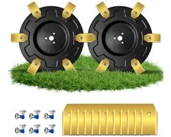 26 pièces Premium tuning pour tondeuses robotisées - compatible avec Mammotion LUBA 1 AWD et LUBA 2 AWD (jusqu'à l'année modèle 2024) - Disque de coupe pour 6 lames - Deux disques rotatifs renforcés par des fibres de verre