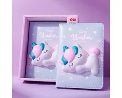 Lazy Stars Mini Squishy Notebook - Unicorn