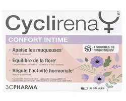 3C Pharma Cyclirena Intiem Comfort 30 Capsules