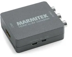 Marmitek Connect HA13 - Adaptateur HDMI vers SCART/RCA - commutateur NTSC/PAL - 1080p vers analogique – convertisseur – switch