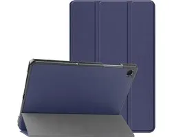 Étui pour tablette imoshion - Compatible avec Samsung Galaxy Tab A9 Plus / Galaxy Tab A11 Plus - Bookcase à trois volets - Bleu foncé
