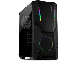 Inter-Tech IT-3303 Hornet RGB | Midi Tower Case | Zwart
