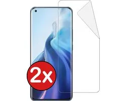 Screenprotector - 2 Stuks - Folie - Geschikt voor Xiaomi Mi 11 - Ultra Clear - Bescherm Folie - Soft TPU - Screen Protector