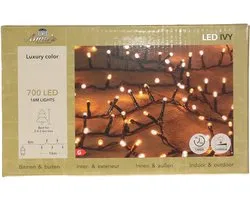 Anna's Collection Kerstverlichting LED Ivy - 700 leds - 1600 cm- warm wit - dimmer - kerstboomverlichting