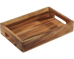 Plateau en acacia Zassenhaus 33×22×6 cm