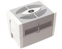 Venta LW45 Comfort Plus - Luchtbevochtiger / Luchtwasser (Hoogglans Wit) - Bevochtigt tot 12.5L per dag – Voor ruimtes tot 60 m² - Zeer stil - Incl. nachtstand