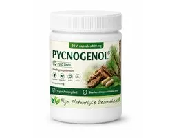 Pycnogenol® 100 mg – 30 Vegan Capsules | Frans Zeedennenschors Extract | Gestandaardiseerd OPC Extract | Vegan Voedingssupplement