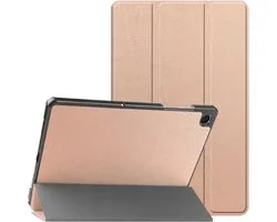 imoshion Tablet Hoes - Geschikt voor Samsung Galaxy Tab A9 Plus - Trifold Bookcase - Rosé goud