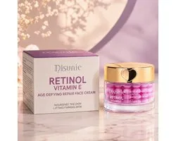 Retinol & Vitamine E Face Cream – Korean Skincare – Anti-Aging Gezichtscrème – Voor Fijne Lijntjes, Stevigheid & Gladdere Huid
