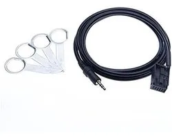 Sound-way - AUX In interface Audio Kabel Cord Adapter 3.5mm jack Mp3 Connector Compatibel met Ford - AUX02