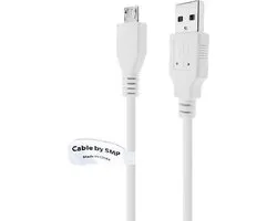 OneOne 4,2m Micro USB kabel. Extra sterke laadkabel. Stevig oplaadkabel snoer past op Panasonic camera HC-WX979, HC-WXF1, HC-WXF1M, HC-WXF990, HX-WA20, HX-WA3, HX-WA30, HX-WA10