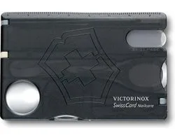 Victorinox SwissCard Nailcare Multitool 13 Functies Transparant Zwart