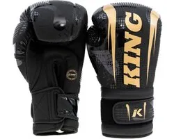 King Pro Boxing - Gants de boxe Shogun - Zwart/ Or - Taille 12 oz