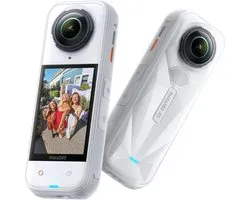 Insta360 - X5 Satin White Limited Edition - Vidéo 8K 360° - Action Camera - Caméra 360 pour Vlog & Sport - Étanche