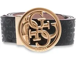 Guess Stacey verstelbare omkeerriem, zwart/oud roze