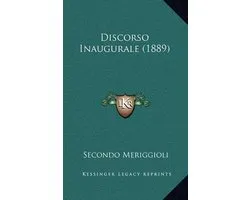 Discorso Inaugurale (1889)