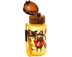 Drinkfles Kind - Jolly Rogers - Pop Top - Ecozen - 17x6.5x6.5cm - 350ml