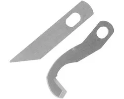 Kit de couteaux pour surjeteuse professionnel - Couteaux d'angle précis - Métal durable - Facile à remplacer - Adapté pour 925D/929D/1034D/3034D - Performances optimales - Couteau de coupe