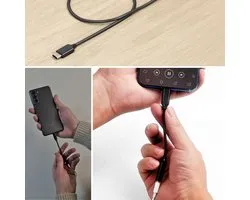 Aerend Adaptateur audio numérique USB-C vers 3,5 mm AUX de haute qualité avec Convertisseur analogique-digital // Fonctionne sur la plupart des nouveaux smartphones et ordinateurs portables (Samsung S20, Huawei, Nexus, Nokia, ...)