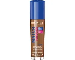 Rimmel London Match Perfection Foundation - 605 Deep Chocolate