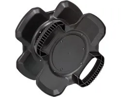 Brennenstuhl Rubber Kabelhaspel X-Gum / Kabelhaspel leeg (gemaakt van speciaal rubber voor permanente belasting, Made in Germany)