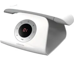 Logicom - Téléphone sans fil Rétro - Rétro 2 - DECT - Wit - Répondeur