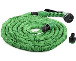 Tuyau d'arrosage flexible - Max 22M - Extensible - 7 fonctions de pulvérisation - Magic Garden Hose - Élastique - Léger - Extensible - Arrosage de Jardin - Vert - Magic Hose - Hose Water