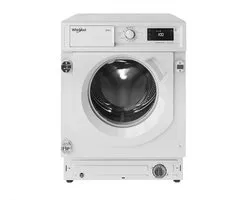 Whirlpool BI WDWG 861485 EU - Lave-linge séchant - FreshCare - Chargement frontal - Encastrable - Wit - Gauche - Wit - Boutons - Bouton rotatif