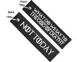 Not Today - Sleutelhanger - Motor - Scooter - Auto - Universeel - Accessoires