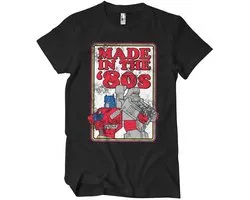 Transformers - T-shirt 'Made In The 80S' - zwart