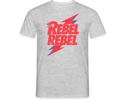 T-shirt homme David Bowie Rebel Rebel avec éclair