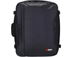 SnelShoppen - Rugzak Polyester voor 15 Inch Laptop - Blauw - Medium - Klassiek - Geschikt voor School, Werk, Reizen, Outdoor - Trendy en Functioneel