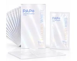 Luxury White- PAP+ Whitening Strips - Blanchiment des dents à la maison - 100% sûr - Geen peroxyde