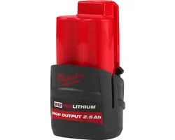 Milwaukee M12 HB2.5 Accu HIGH OUTPUT™ 12V 2.5Ah - 4932480164