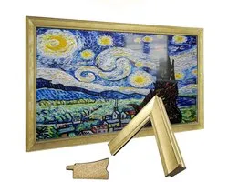 FrameVita Massief Houten TV Frame voor Samsung The Frame - Silver - 60"