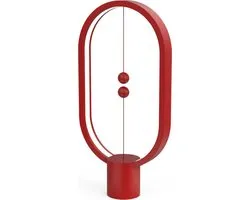 Allocacoc Heng Balance Lamp USB - Ovale - Hauteur 40 cm - Rouge - plastique