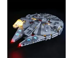 Lichtset voor Lego Star Wars Millennium Falcon - Led Lichtset Compatibel met Lego 75257(Lego-model NIET Inbegrepen)