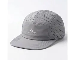 Delta Fit Cap Grijs – Sport Pet Unisex – Ademend & Sneldrogend