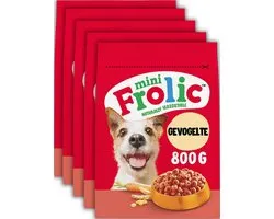 Frolic Dog Food Mini - Aliment sec complet - Volaille - 5x800g