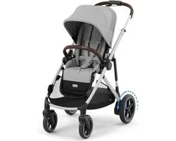 Cybex e-Gazelle S - Kinderwagen - Stone Grey - Silver Frame