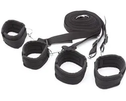 Fixxx - Bondage Bed Boeien - Zwart